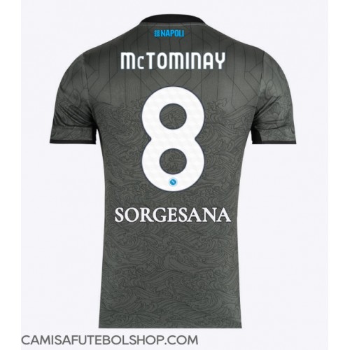 Camisa de time de futebol SSC Napoli Scott McTominay #8 Replicas 3º Equipamento 2024-25 Manga Curta